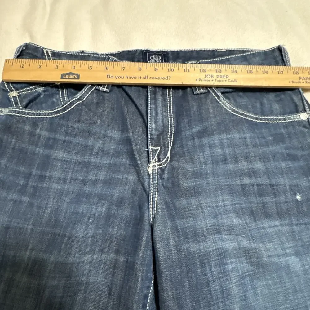 Rock and Republic Jeans Men's Size 36x34 Straight Leg Dark Wash Rebellion R5101